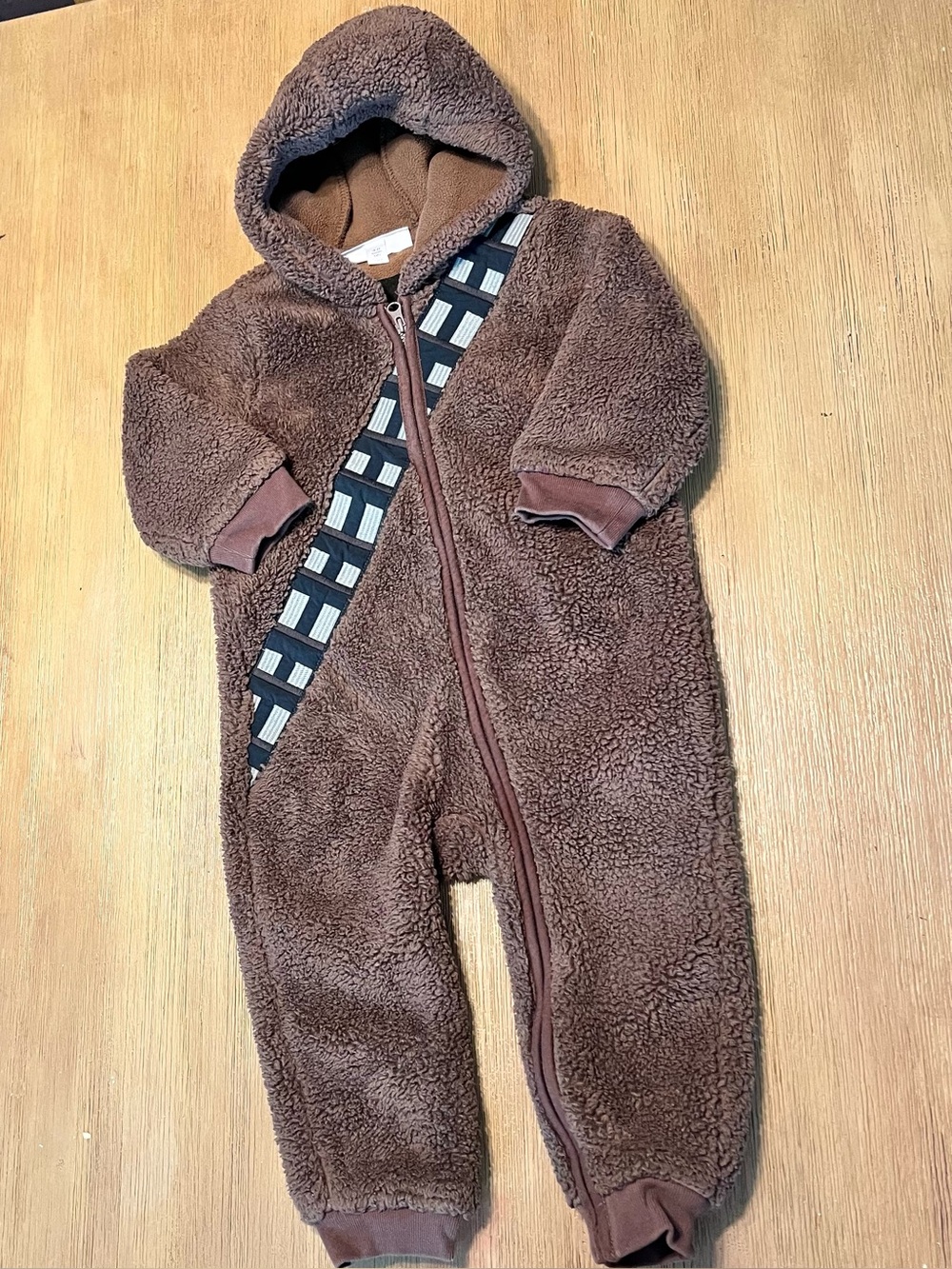 Baby GAP Brown Hooded One-Piece Chewie Onesie